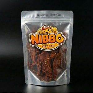 Khô Bò Miếng Nhỏ Cay Ngọt Thơm Ngon Đậm Vị NIBBO