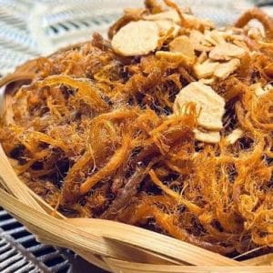 Khô Heo Cháy Tỏi Thơm Ngon Đậm Vị NIBBO